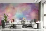 Ethereal Watercolor Gold Dust Wall Mural 7
