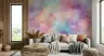 Ethereal Watercolor Gold Dust Wall Mural 6