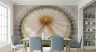 Dynamic Ferris Wheel Cityscape Wall Mural 5
