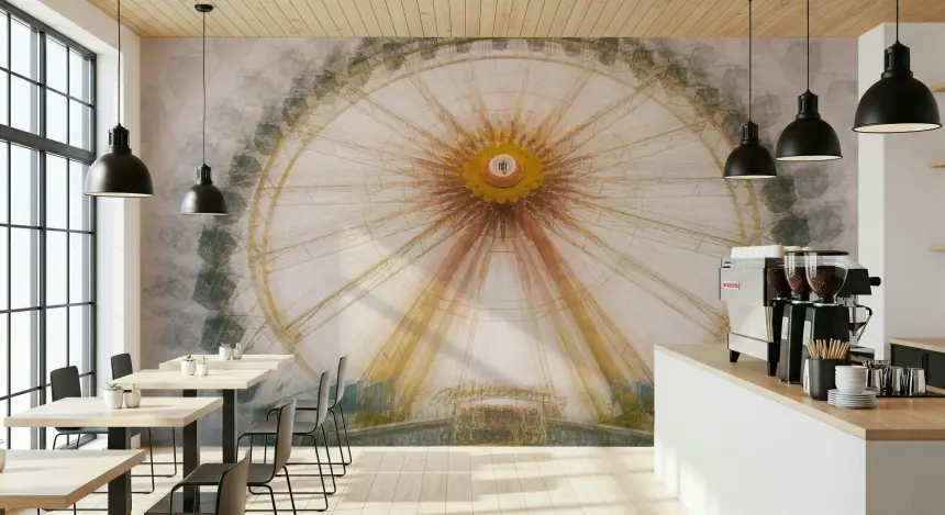 Golden Ride Wall Mural -2071862