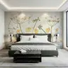 Golden Meadow Botanical Wall Mural 6