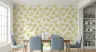 Golden Ginkgo Leaf Botanical Wallpaper 7