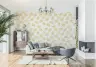 Golden Ginkgo Leaf Botanical Wallpaper 6