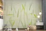 Lush Green Wheat Stalks Nature Wall Mural 8