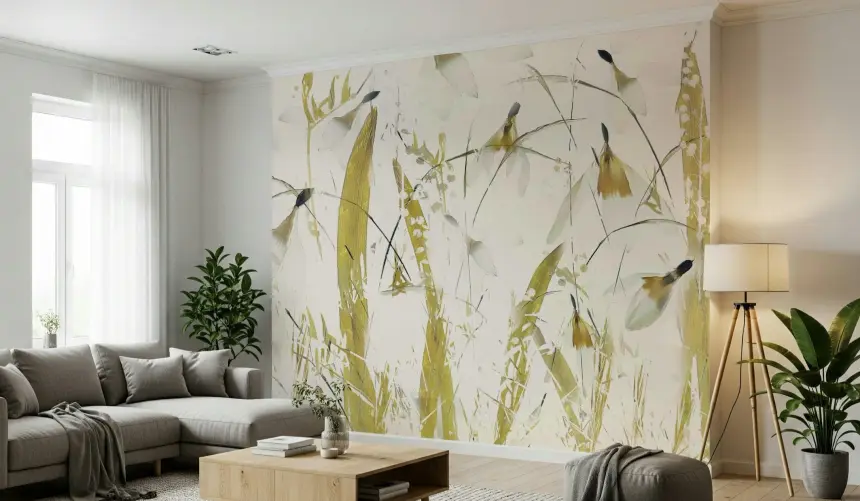 Golden Whispers Wall Mural -2457116