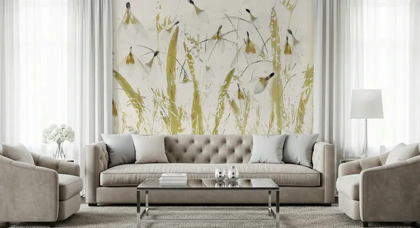 Golden Whispers Wall Mural -2457116