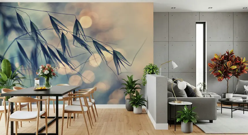 Golden Hour Botanicals Wall Mural -1149065