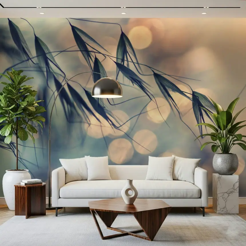 Golden Hour Botanicals Wall Mural -1149065