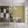 Olive Gold Vertical Stripe Pattern Wallpaper 7