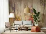 Textured Abstract Forest Wall Mural 6
