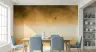 Golden Hour Grassland with Flying Heron Wall Mural 8