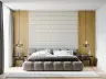 Soft Peach Geometric Arch Stripe Wallpaper 6