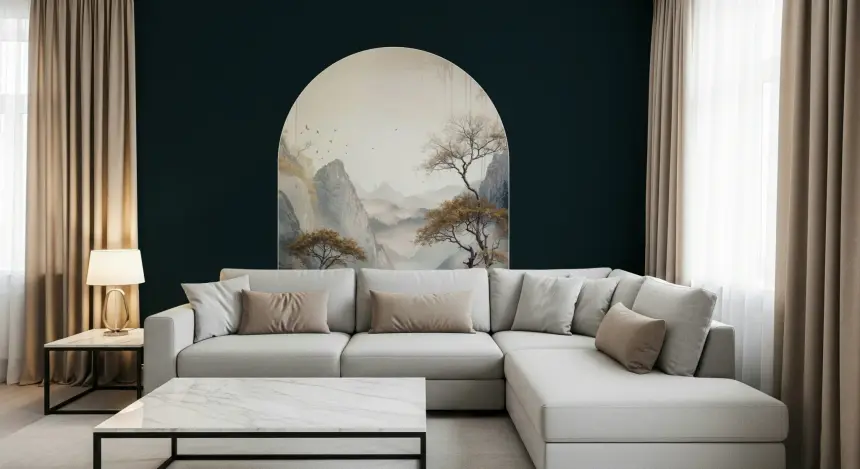 Golden Tree Archway Wall Mural