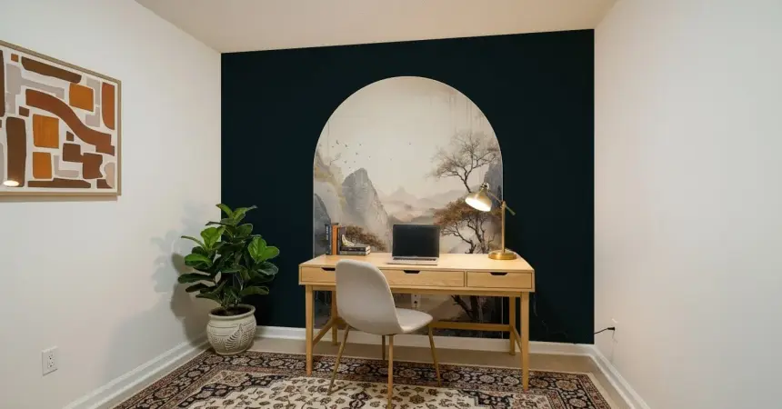 Golden Tree Archway Wall Mural