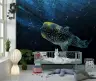 Golden Spotted Whale Shark Ocean Depths Wall Mural 8