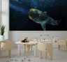 Golden Spotted Whale Shark Ocean Depths Wall Mural 7