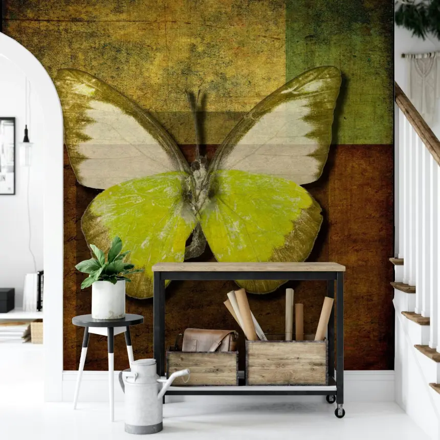 Golden Wings Wall Mural