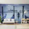 Serene Venetian Lagoon Gondola Wall Mural 6