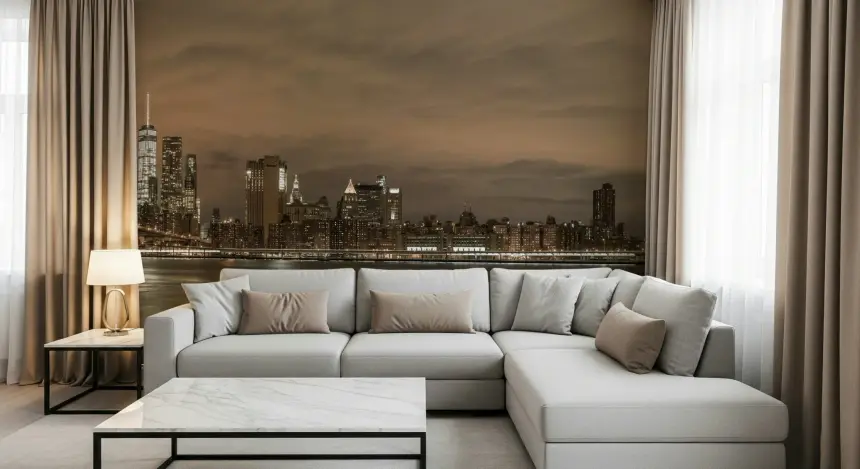 Gotham Bridgescape Wall Mural