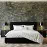Craggy Grey Green Lichen Rock Wall Mural 6