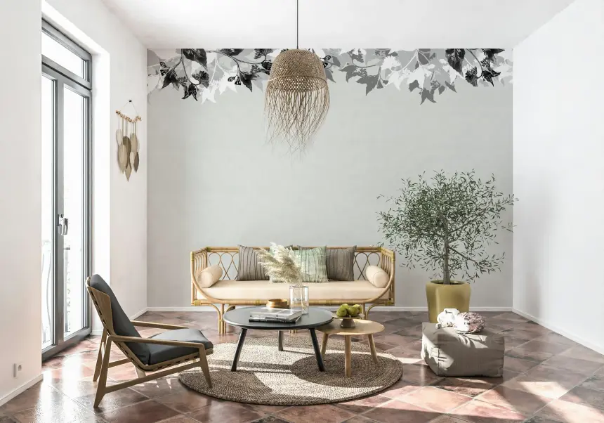 Monochrome Canopy Wall Mural - 2720698