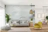 Abstract Grey Brushstroke Texture Wall Mural 7