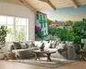 Charming Greek Village Sea View Wall Mural 8