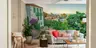 Charming Greek Village Sea View Wall Mural 7