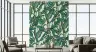 Tropical Teal and Green Foliage Wall Mural 7
