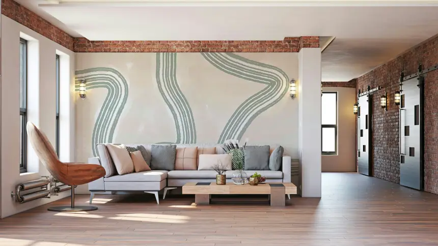 Soft Echoes Wall Mural - 2303130
