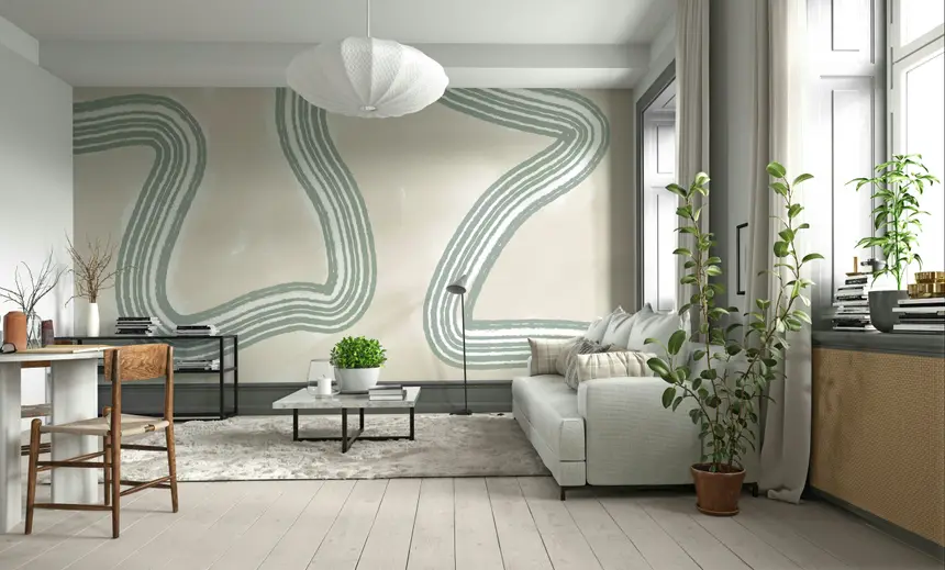 Soft Echoes Wall Mural - 2303130