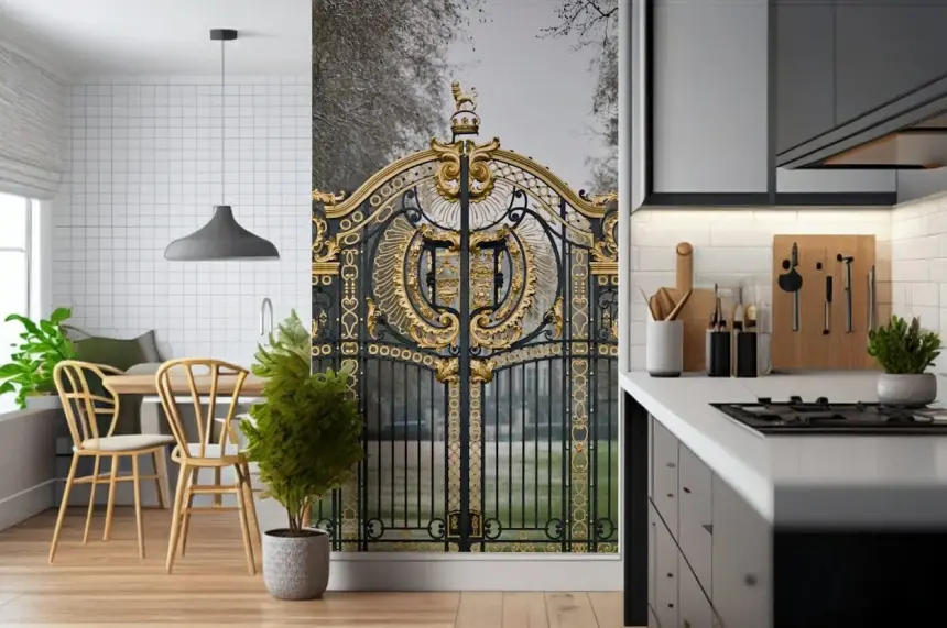 Green Park Gate Wall Mural