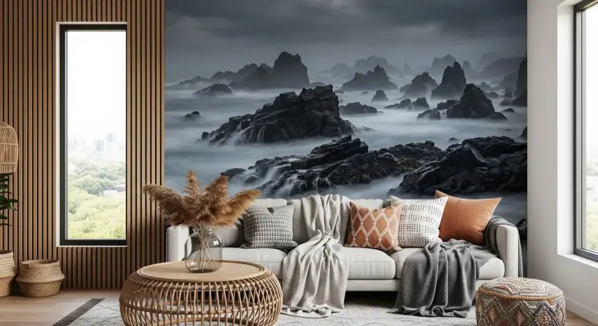Grey Coast Mystique Wall Mural