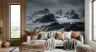 Mystical Grey Coastal Rocks Seascape Wall Mural 8