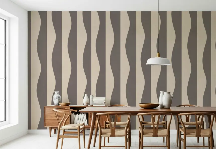 Groovy Stripes Wall Mural