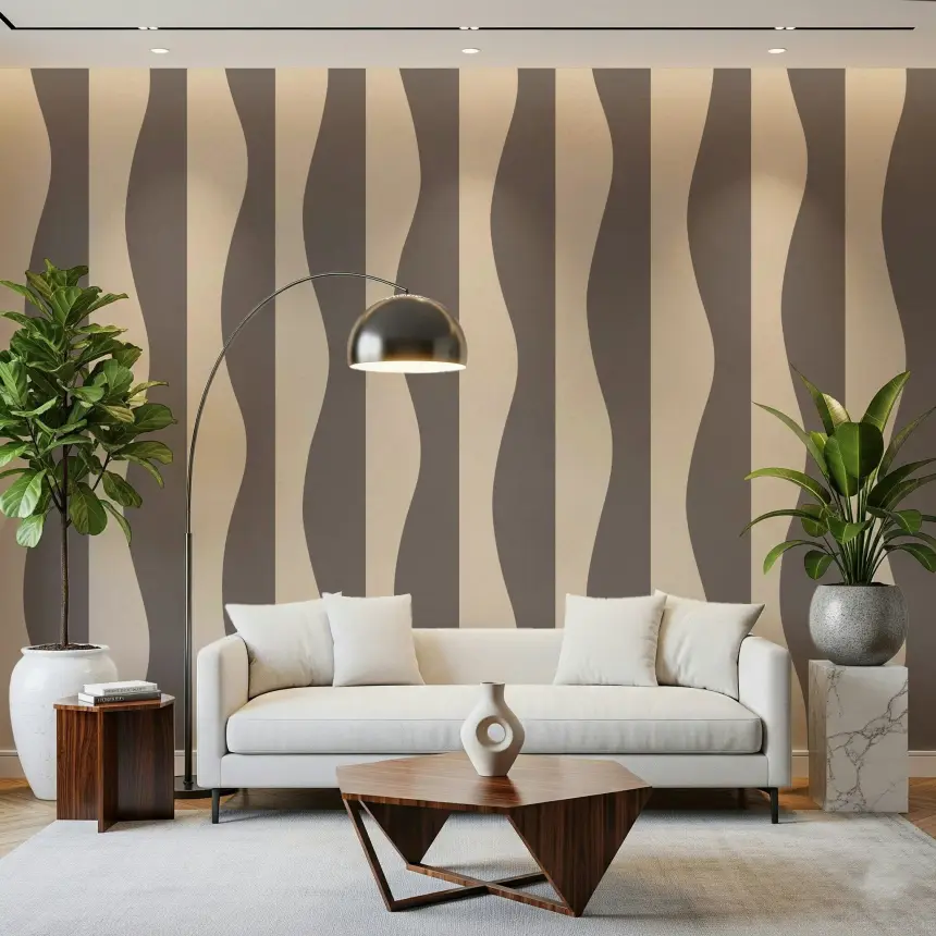 Groovy Stripes Wall Mural