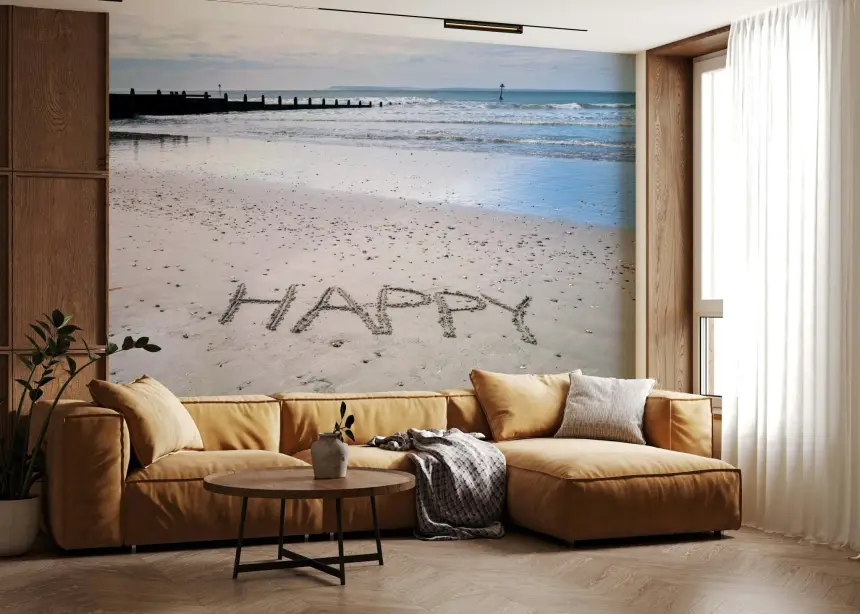 Happy Beach Wall Mural