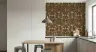Vintage Hare and Botanical Motif Wallpaper 6