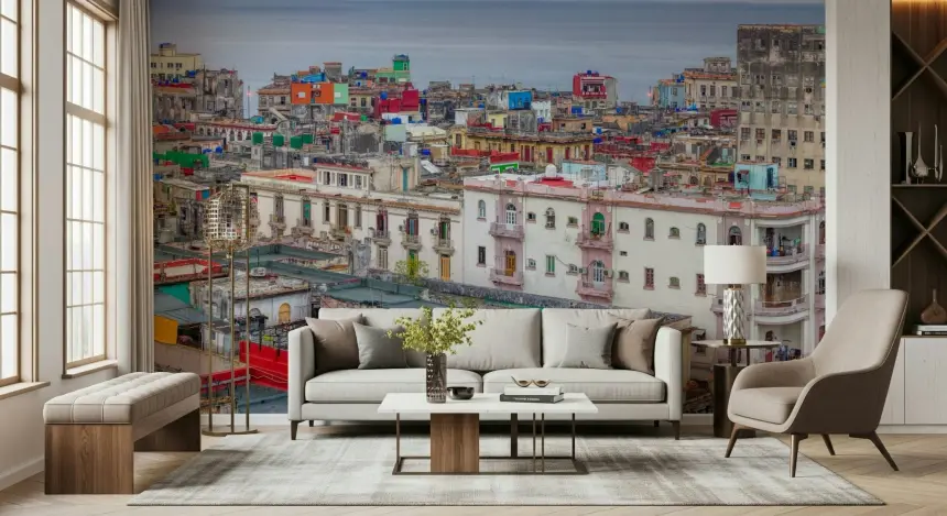 Havana Skyline Charm Wall Mural