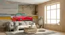 Vintage Red Convertible Coastal Wall Mural 8