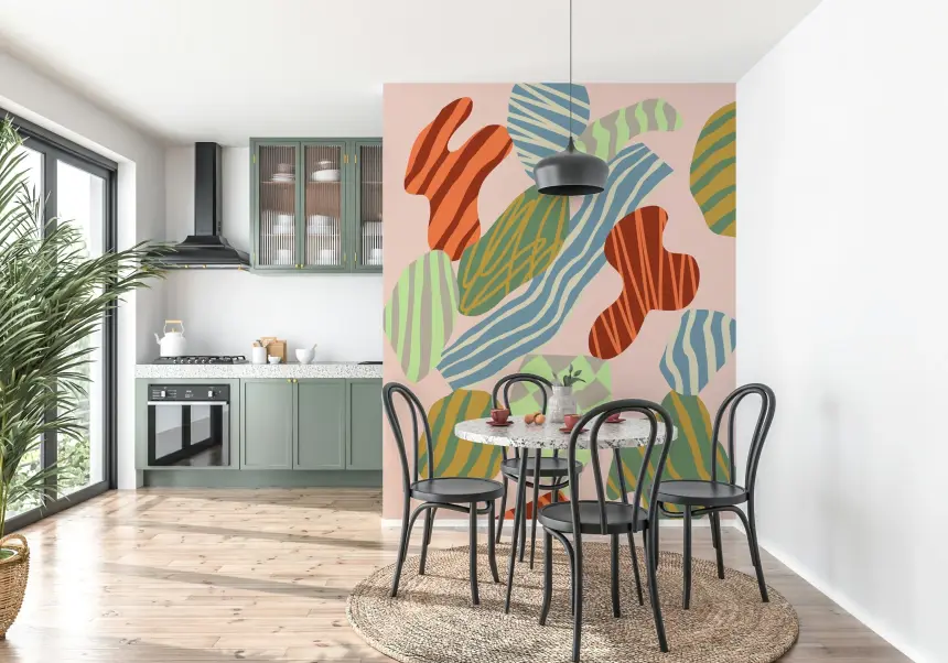 Heat Waves Wall Mural