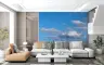 Serene Blue Sky and Clouds Wall Mural 7