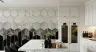 Modern Geometric Gold Hexagon Ombre Wall Mural 6