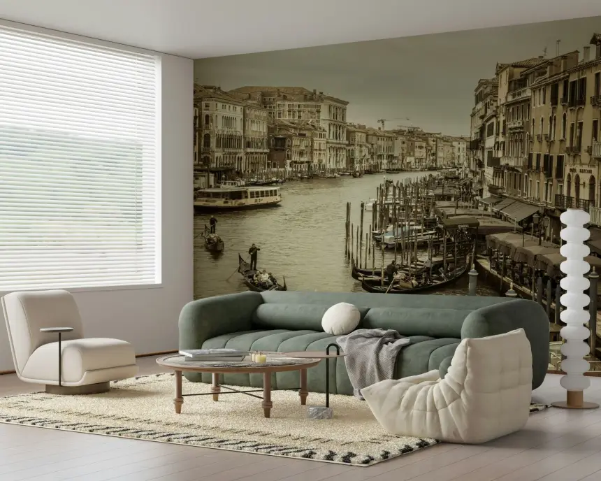 Historic Grand Canal Wall Mural