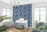 Festive Christmas Doodle Pattern Wallpaper 4