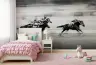 Dynamic Horse Race Motion Blur Wall Mural 6