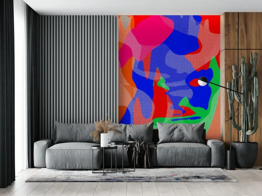 Hot Dots Wall Mural