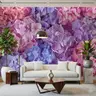Vibrant Ombre Hydrangea Floral Wall Mural 7