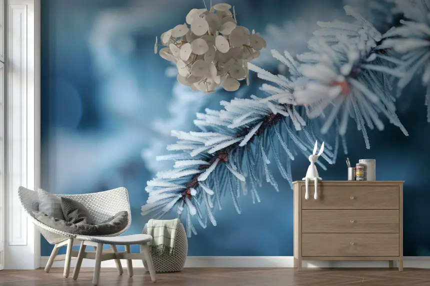 Icy Branch Serenity Wall Mural -2559591