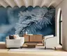Frosted Pine Branch Winter Wall Mural 6